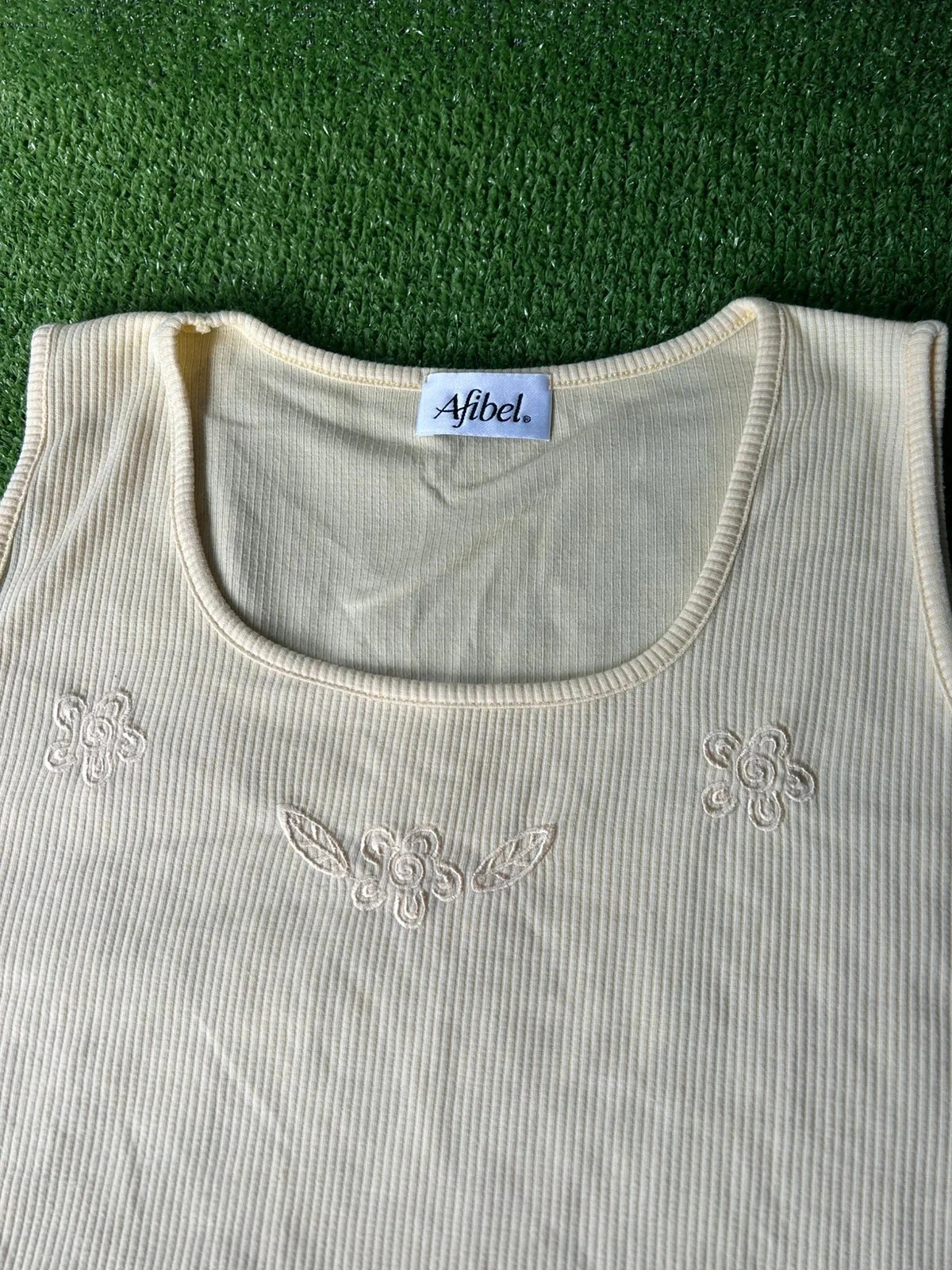 Débardeur crème taille 46 Afibel – photo 4